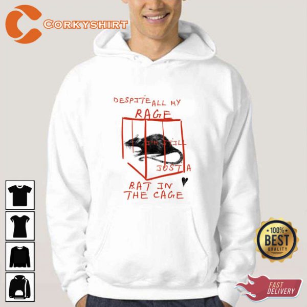 Despite All My Rage Rat In A Cage The Smashing Pumpkins Unisex Hoodie