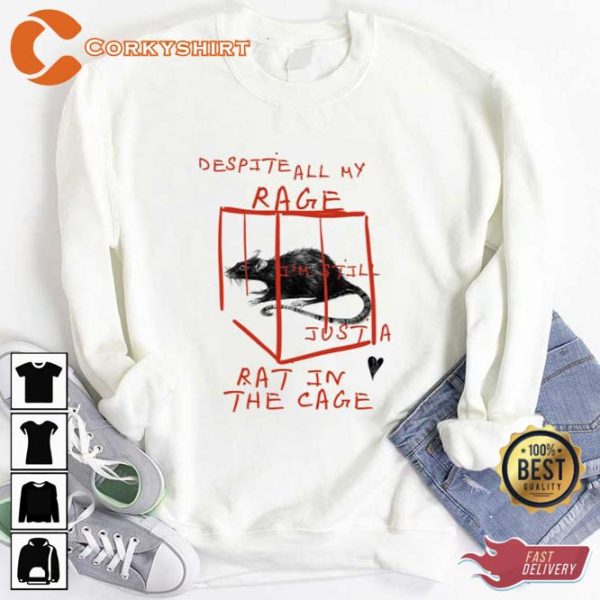 Despite All My Rage Rat In A Cage The Smashing Pumpkins Unisex Hoodie