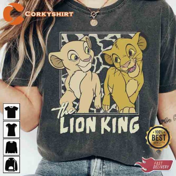 Disney Lion King Simba And Young Nala Hakuna Matata Shirt