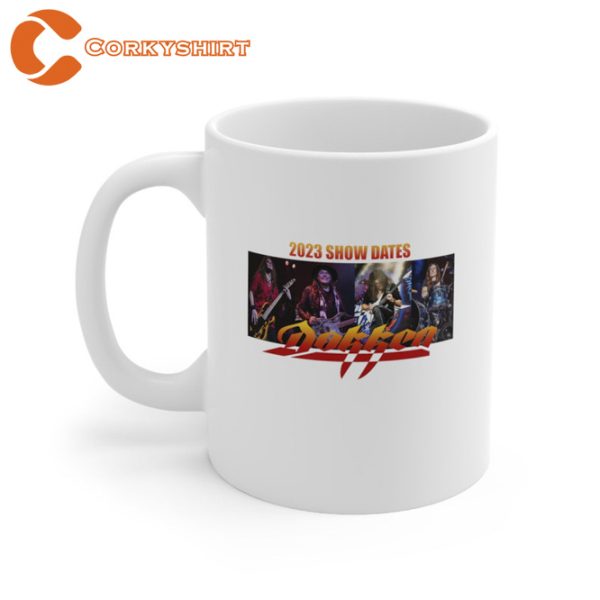 Dokken Band 2023 Show Dates Coffee Mug