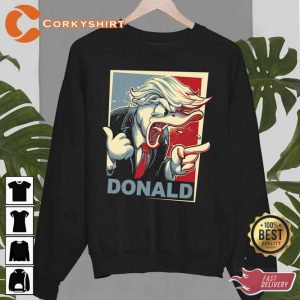 Donald Trump Disney Donald Hope Style Art Unisex T-Shirt3