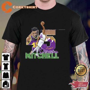Donovan Mitchell American Professional Basketball Player Unisex T-Shirt