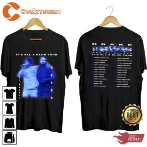 Drake And 21 Savage 2023 It’s All A Blur Tour Shirt