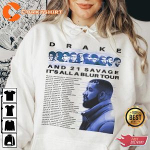 Drake It’s All A Blur Tour 2023 V3 21 Savage Vintage Sweatshirt For Fans