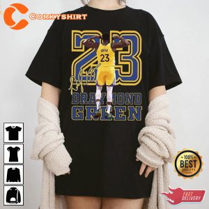 Draymond Green Number 23 Signature Basketball Unisex Cotton Tee Shirt