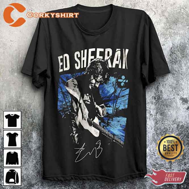Patch Pathologisch Componeren Ed Sheeran Guitar Popular Shirt for Music Fan - Corkyshirt