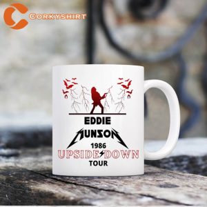 Eddie Munson 1986 Upside Down Tour Mug Print