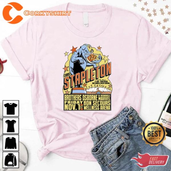 Elephant Tour Chris Stapleton Design Unisex T-Shirt