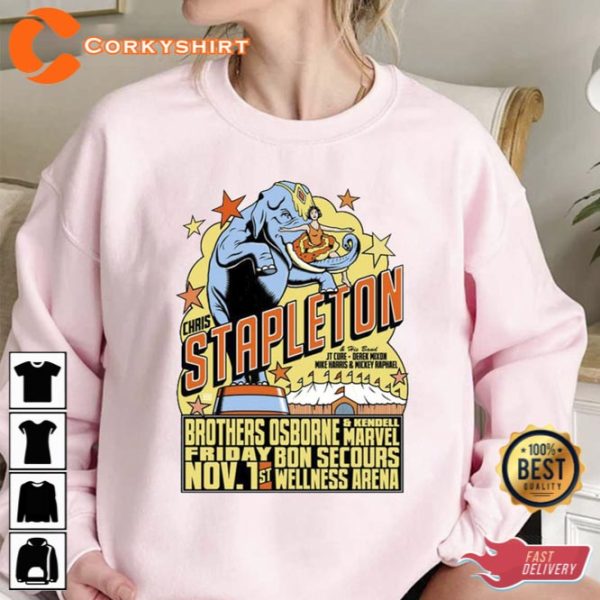 Elephant Tour Chris Stapleton Design Unisex T-Shirt