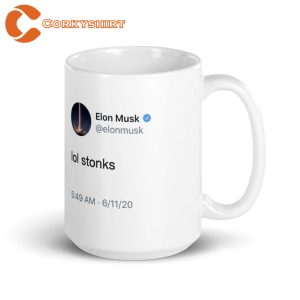 Elon Musk Twitter Lol Stonks Coffee Mug