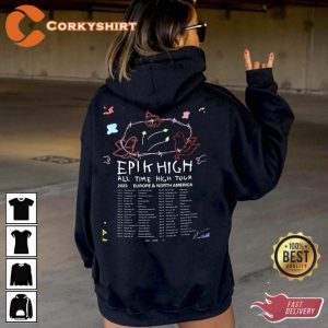 Epik High Europe and North America All Time High Tour Unisex Shirt