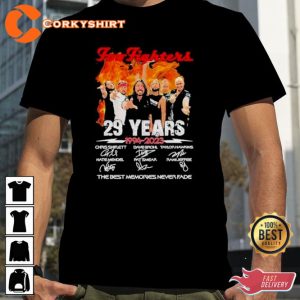FOO FIGHTERS 29 Years 1994 – 2023 Thanks for The Memories T-Shirt For Fans