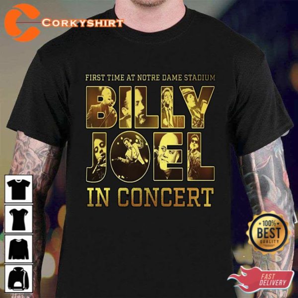 First Time At Notre Dame Stadium Billy Joel In Concert Unisex T-Shirt