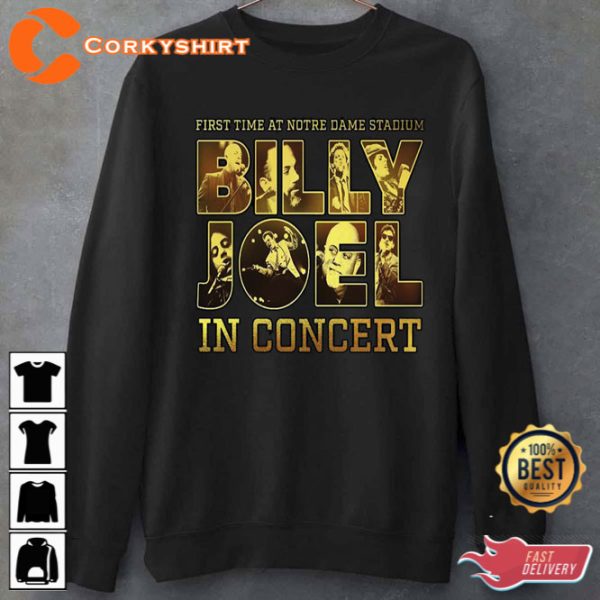 First Time At Notre Dame Stadium Billy Joel In Concert Unisex T-Shirt