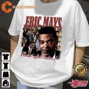 Flint City Councilman Eric Mays Point Of Order Out Graphic T-shirt