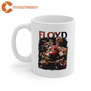 Floyd Mayweather Jr Professional Boxer 90s Retro Mug