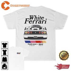 Frank Ocean BLOND WHITE FERRAR! Short Sleeve Shirt