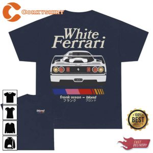 Frank Ocean BLOND WHITE FERRAR! Short Sleeve Shirt