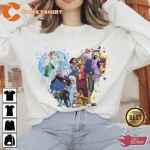 Frozen And Encanto On Ice Disney Family T-shirt