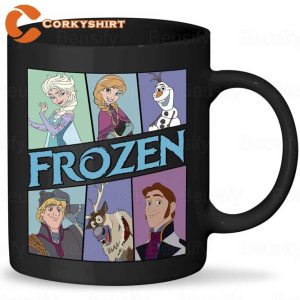 Frozen Characters Elsa Anna Olaf Disney World Coffee Mugs