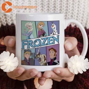 Frozen Characters Elsa Anna Olaf Disney World Coffee Mugs