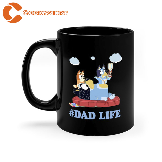 Personalized Bluey Dadlife Mug Bluey Dad Mug Father's