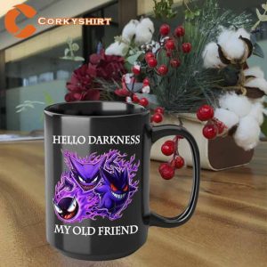 Funny Gengar Haunter Gastly Hello Darkness My Old Coffee Mug