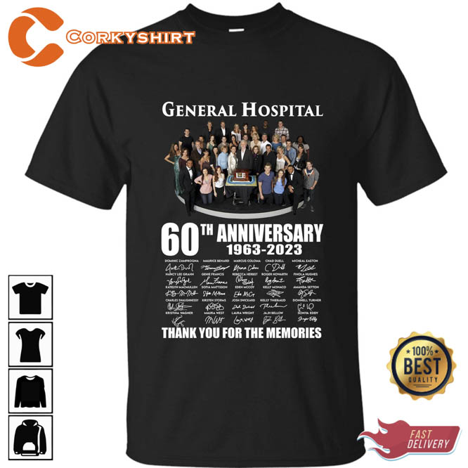 General Hospital 60th Anniversary 1963-2023 Thank You For The Memories ...