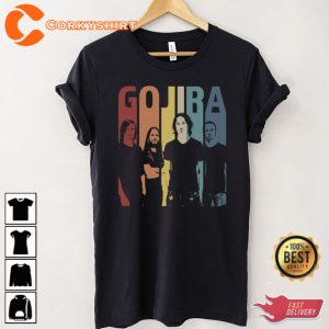 Gojira Band Retro Vintage T-Shirt Gift Tee For You And Your Friends