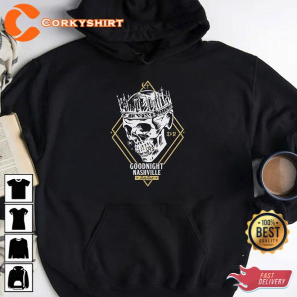 Goodnight Skull Jelly Roll Unisex T-Shirt Sweatshirt Hoodie