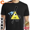 Gravity Falls Bill Cipher Walking Adult Short Sleeve T-Shirt