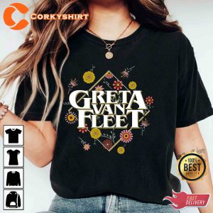 Greta Van Fleet Rock Band Merch Highway Tune T-shirt