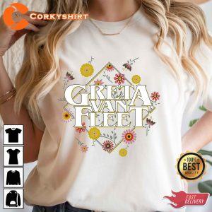 Greta Van Fleet Rock Band Merch Highway Tune T-shirt