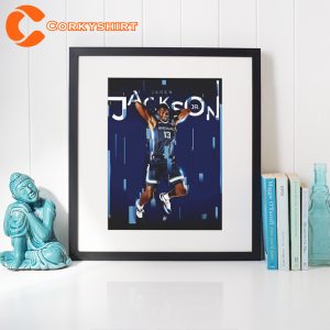 Grizzlies 13 Jaren Jackson Jr The Block Panther Gift For Fan Poster
