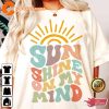 Groovy Beach Motivational Positive Summer Vacation Sunshine On My Mind T-Shirt