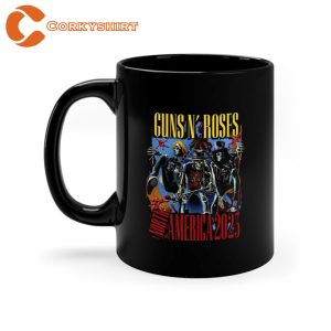 Guns NRoses 2023 North American Rock Band Coffee Mug