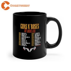 Guns NRoses 2023 North American Rock Band Coffee Mug