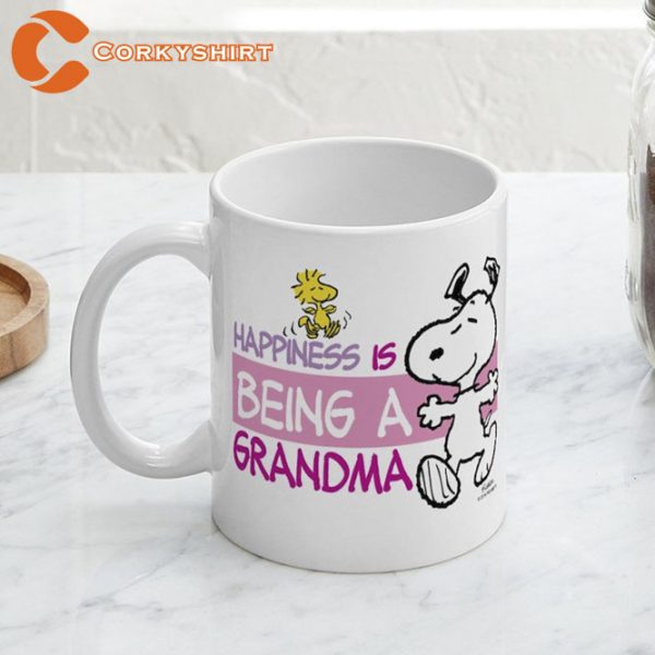 Happiness Is Being Grandma Ceramic Coffee Mug