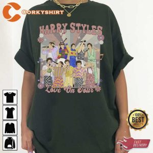 Harry Styles Love On Tour Harrys House Album Tshirt