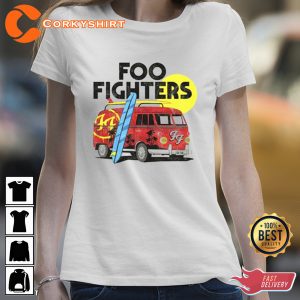 Hawaii Truck Fighters Rock Band But Here We Are Foo Album Shirt