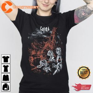 Heavy Metal Gojira Band Eiffel Falls T-Shirt Gift For Fan