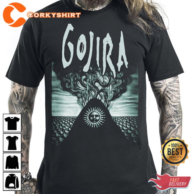 Heavy Metal Gojira Band Elements T-Shirt Gift For Fan