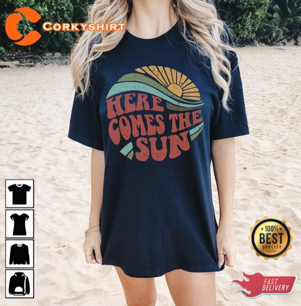 Here Comes The Sun Boho Summer Unisex T-shirt