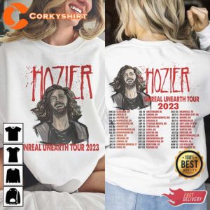 Hozier Art Unreal Unearth Tour 2023 Sweatshirt Gift For Fan