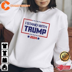 I Stand With Trump Hoodie Republican Gift