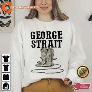 Iconic Cowboy Boots George Strait Unisex Sweatshirt