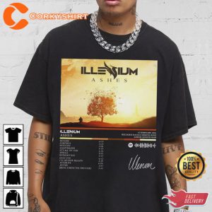 Illenium Ashes Album Tracklist Shirt Gift For Fan