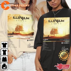 Illenium Ashes Album Tracklist Shirt Gift For Fan