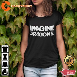 Imagine Dragons Pop Rock Band Bones 2 Sides Tshirt