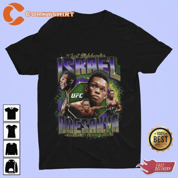 Israel Adesanya New Zealand Professional Mixed Martial Artist Unisex T-shirt